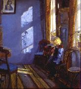 Sunlight in the blue room
